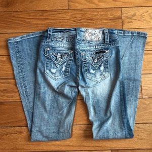 Girls Miss Me Bootcut Jeans Size 12